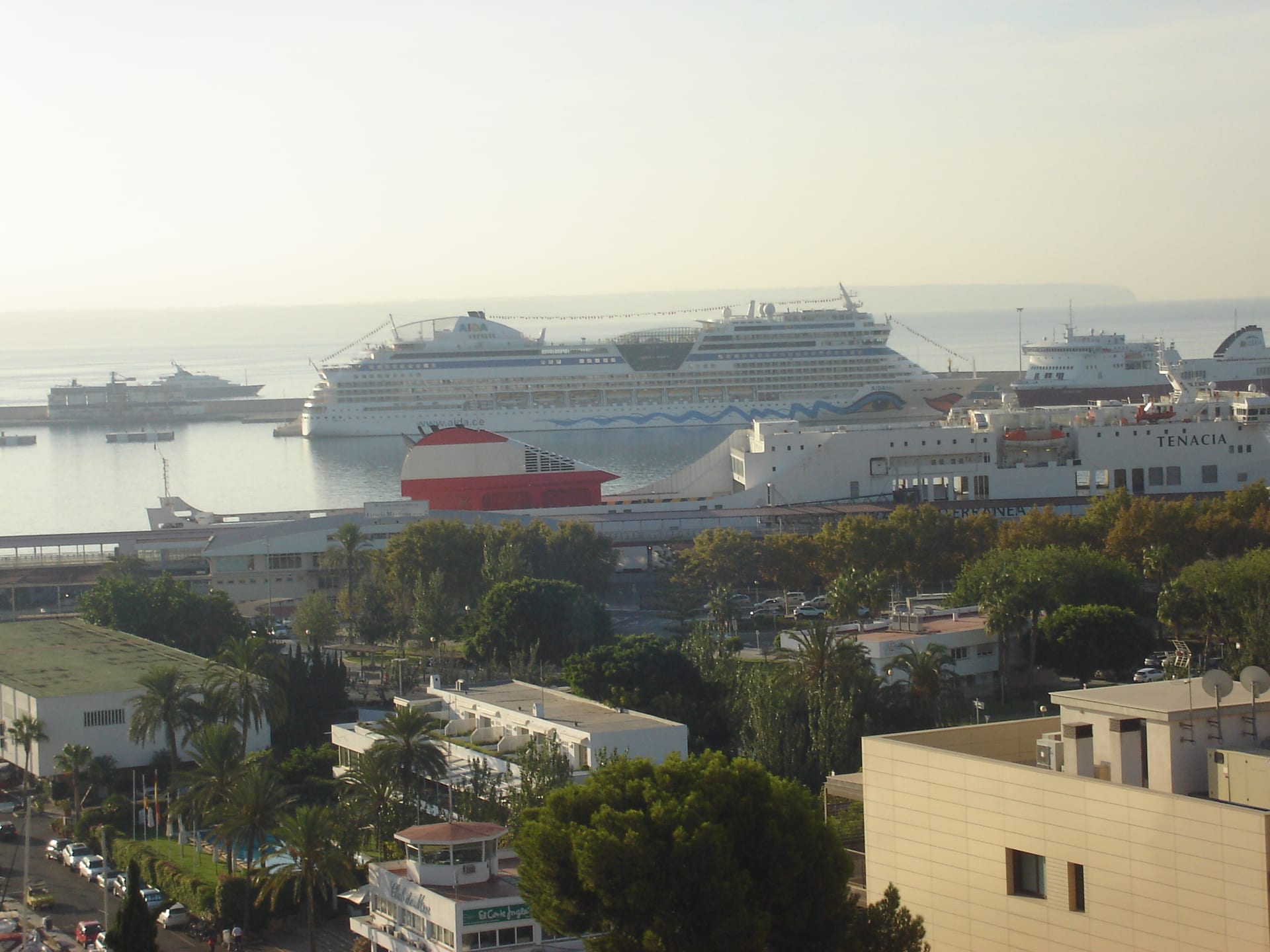 Palma de Mallorca cruise port and harbour approach